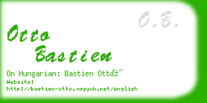 otto bastien business card